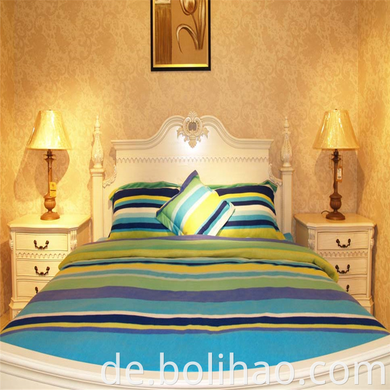 printed polar fleece bedding set